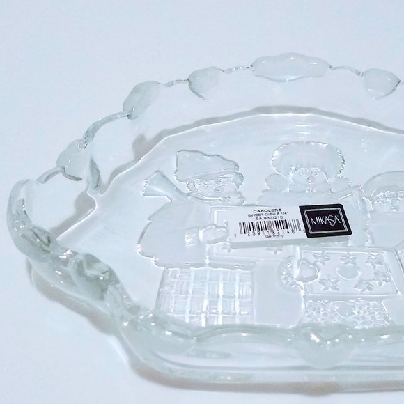 MIKASA Crystal Carolers Sweet Dish - Picture 5 of 9